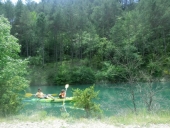 kayak in the marsh Llosa del Cavall